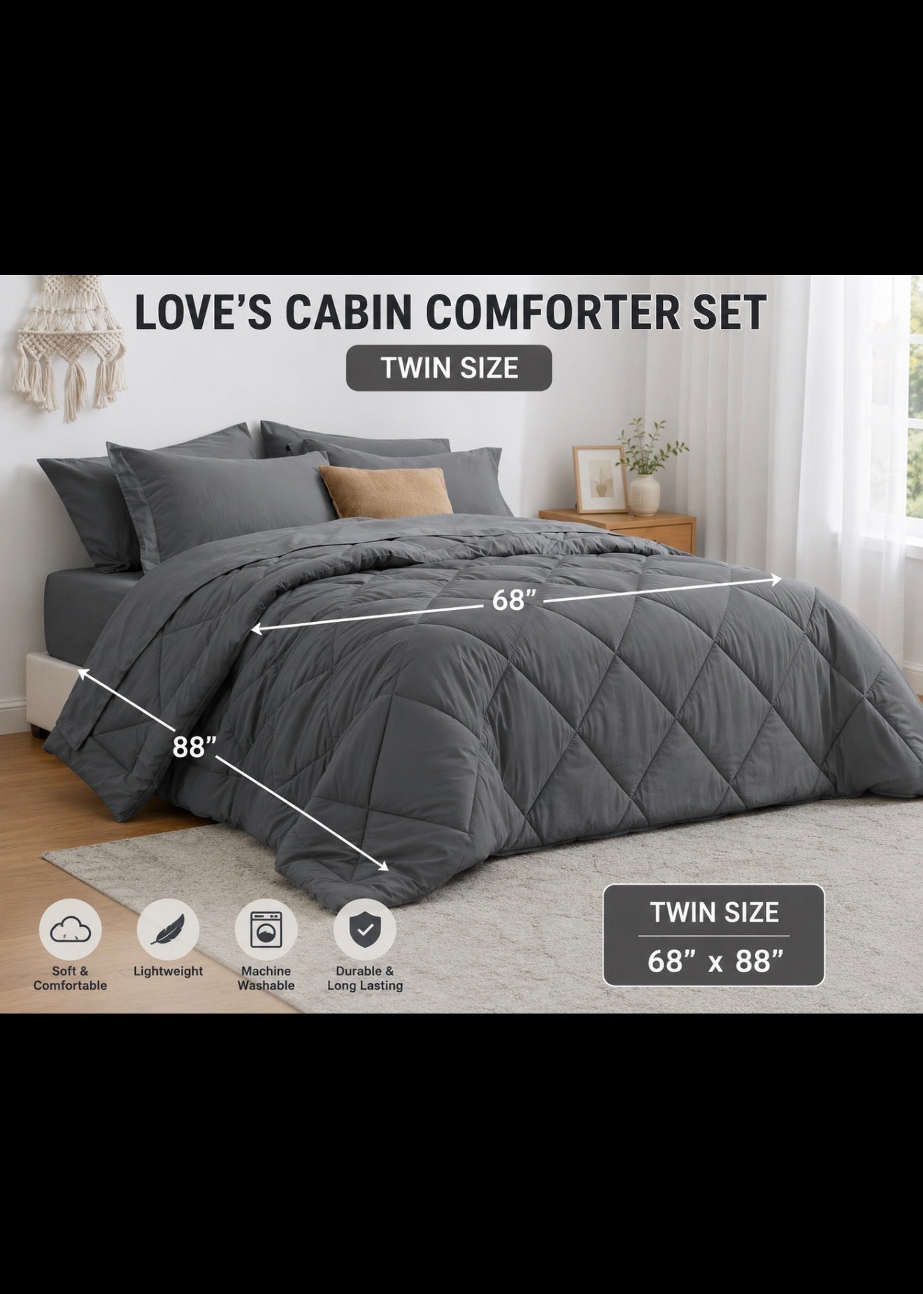 Love's Cabin Comforter Set