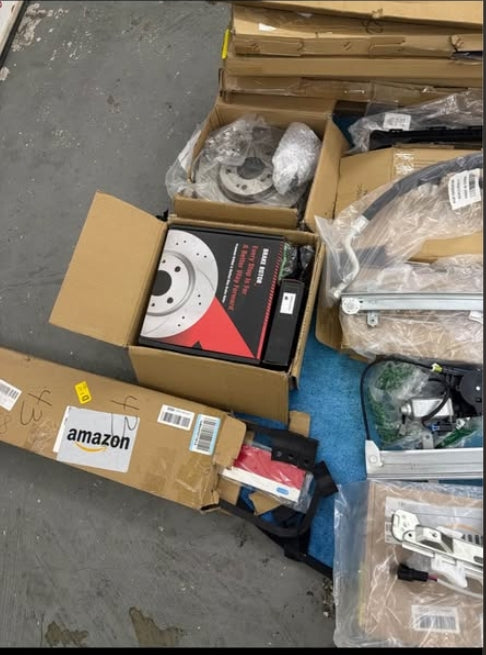 New Car Parts Bundle - Fuel Pump, Headlight, Steering Wheel, Shocks, Wipers & More