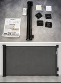 Black Retractable Indoor Outdoor Gate baby’s