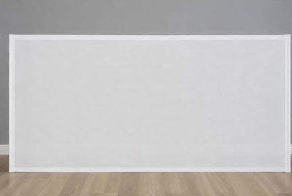 White Retractable Indoor Outdoor Baby Gate