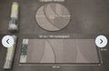 New Geometric Pattern Rugs - Round 7.6cm & Rectangular 62x185cm
