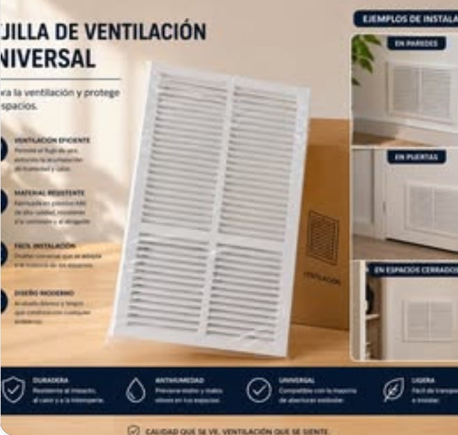 Rejilla de Ventilación Universal 24/14 pulgada