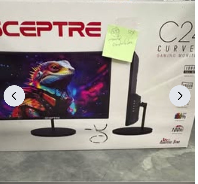 Monitor set con mouse y teclado