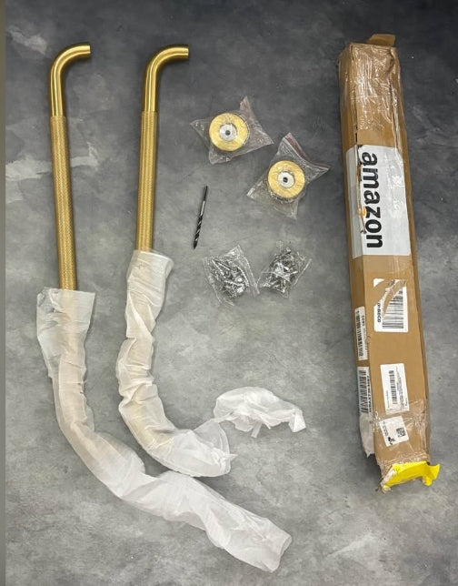 Heavy duty shower gold 2 pack