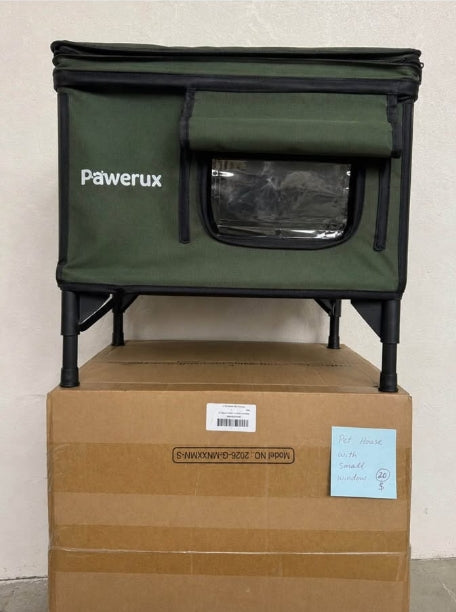 Pawcrux Outdoor Elevated Pet House 2025-GJWMXMW-S