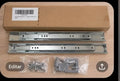 Soft Close Drawer Silides 21.. Sides Zinc Plated, 1 Pair