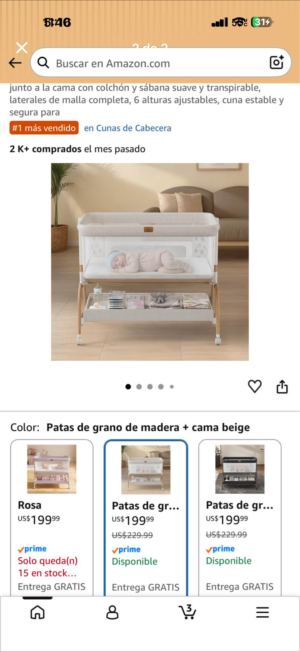Cuna de bebés