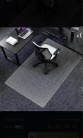 Clear Textured Office Chair Mat for Carpet
