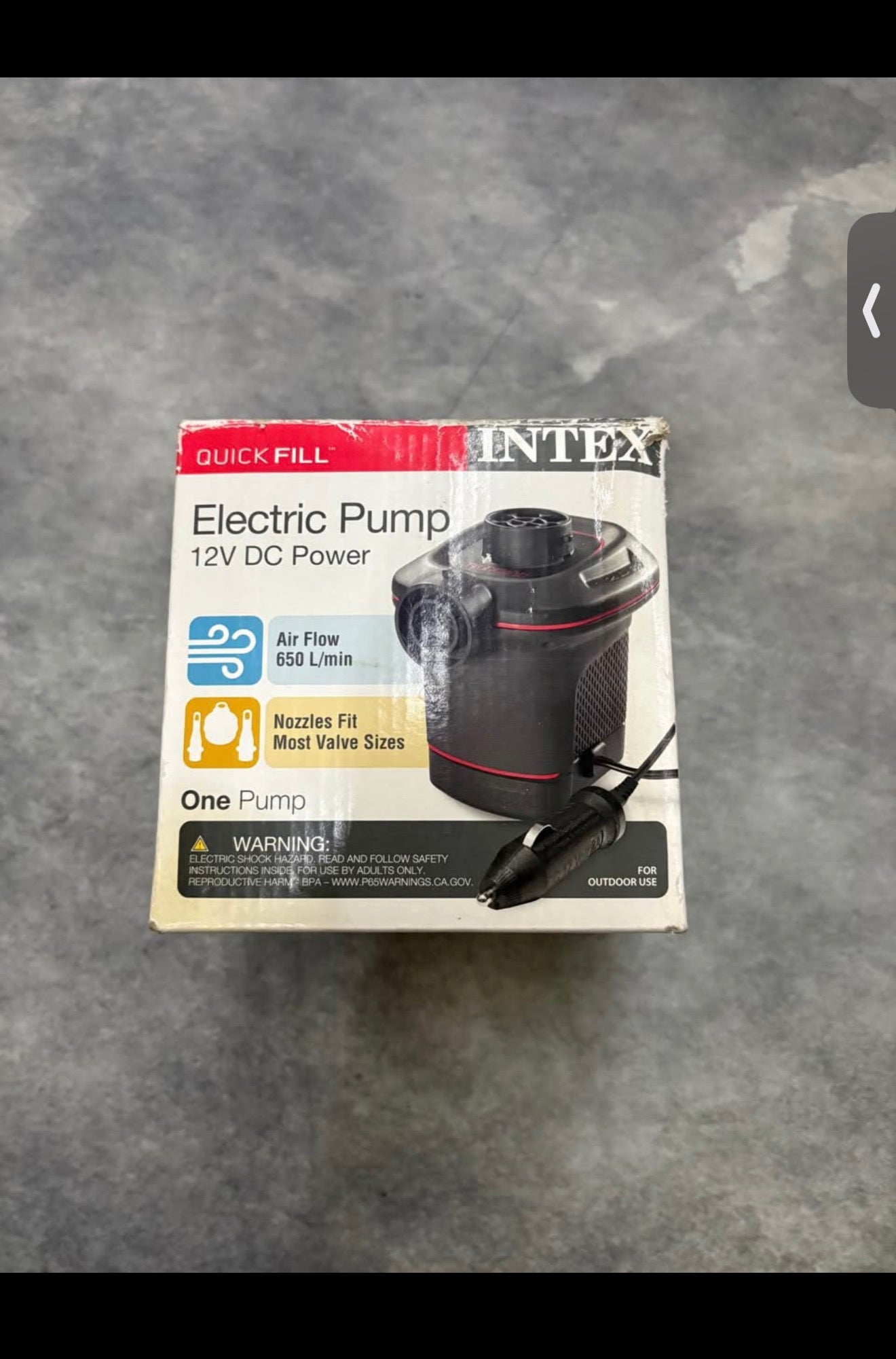 Intex Quick Fill Electric Pump